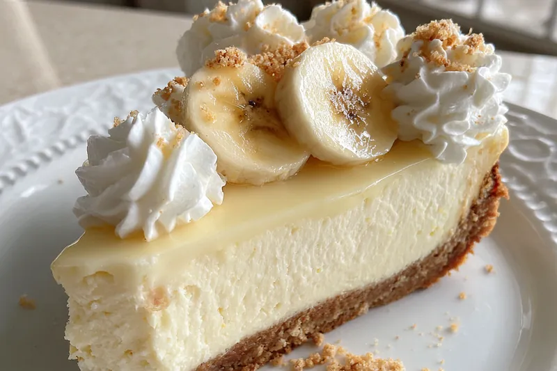Cooking process for Banana Cream Delight Cheesecake