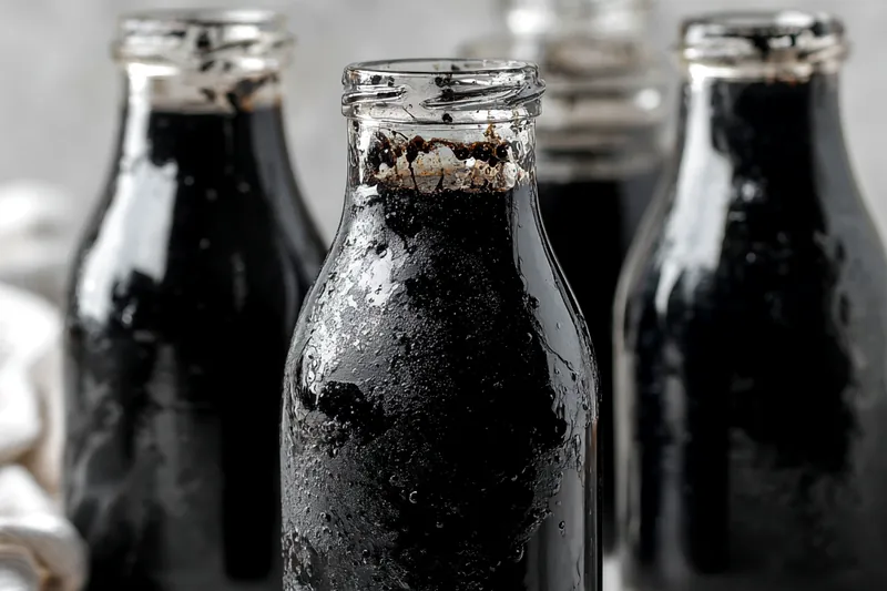 Mixing lemonade ingredients in a pitcher