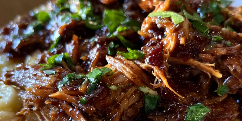 Braised Beef with Herb Risotto