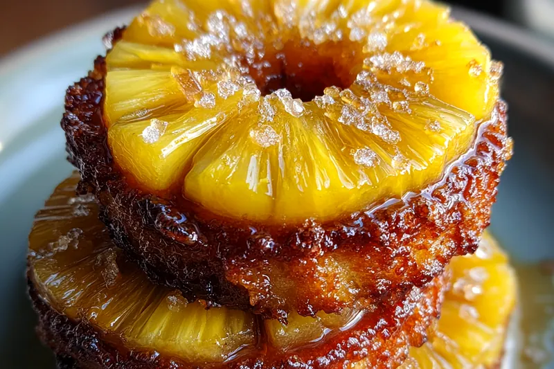 Cooking process for Caramelized Pineapple Ring Cookies