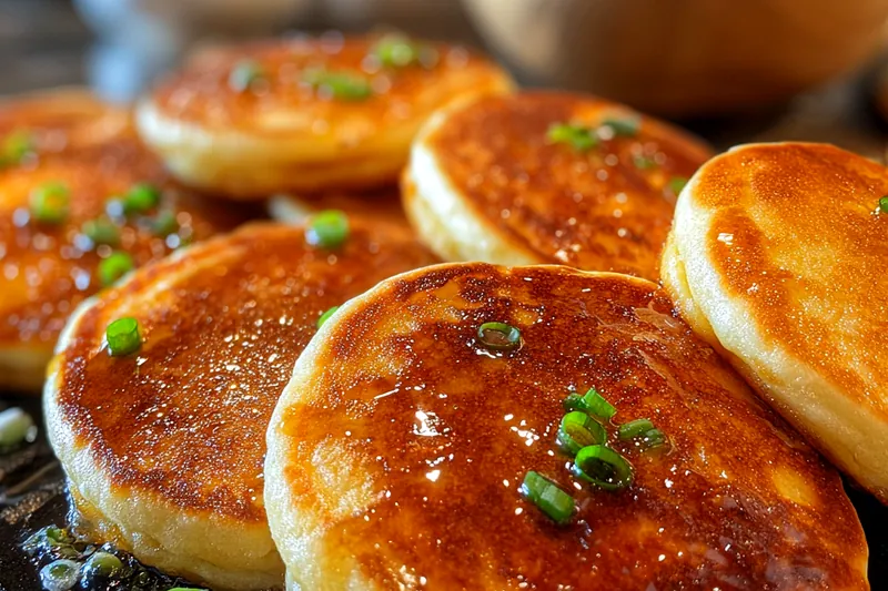 Cooking process for Cheesy Potato Pancakes