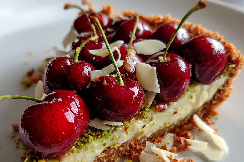 Fresh ingredients for Cherry Pistachio Delight