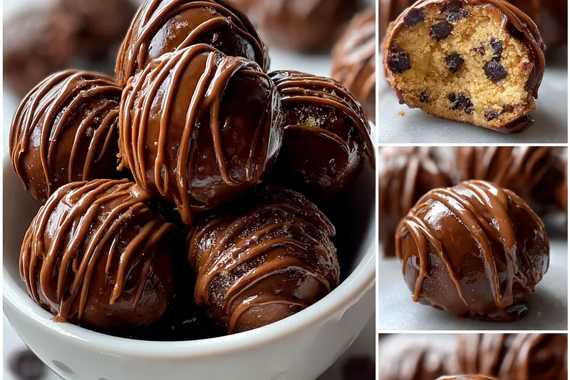 Fresh ingredients for Chocolate Chip Truffle Bites