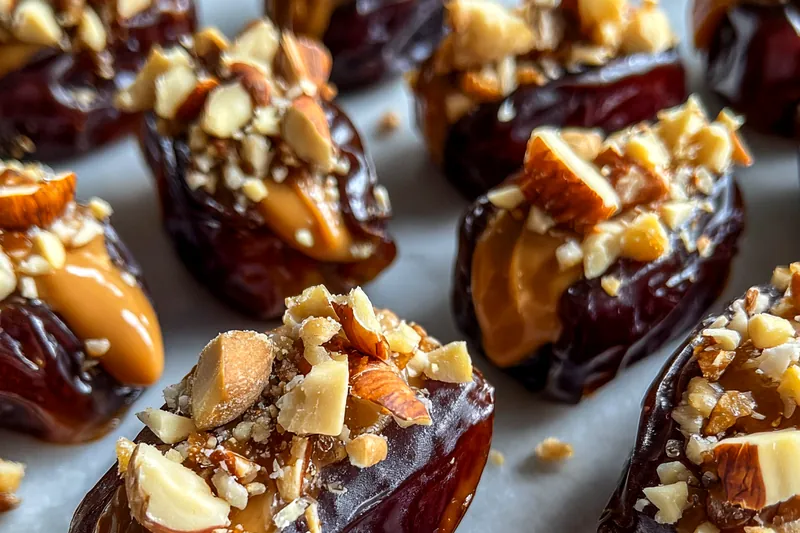 Cooking process for Chocolate Date Nut Bites