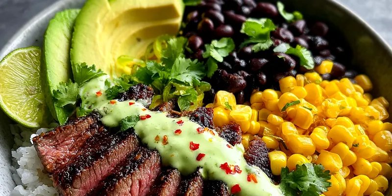 Cilantro Lime Steak Bowl
