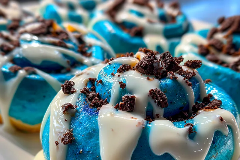 Fresh ingredients for Cookie Blue Cinnamon Rolls