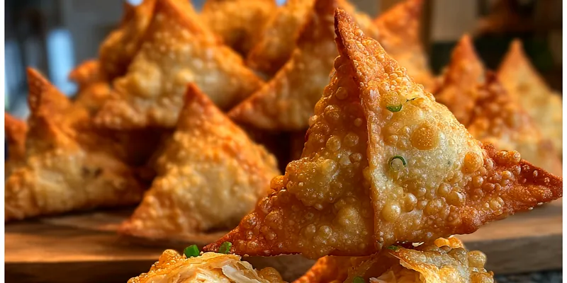 Crispy Crab Rangoon Delights