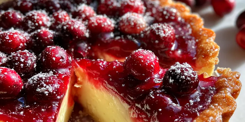 Delicious Cranberry Cheesecake Delight