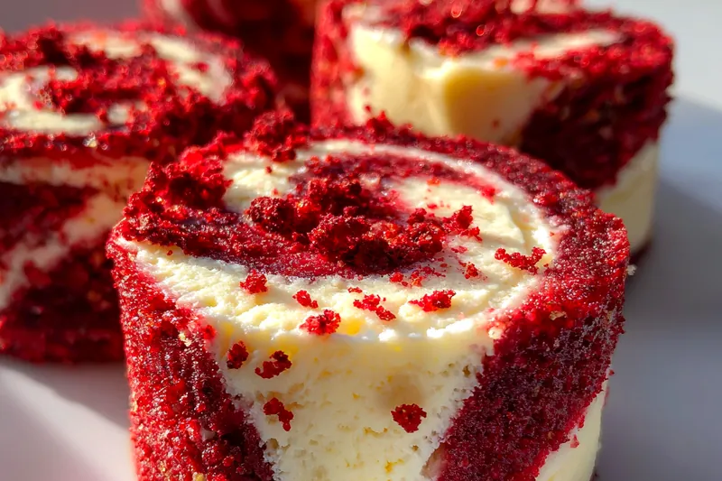Cooking process for Creamy Red Velvet Bites