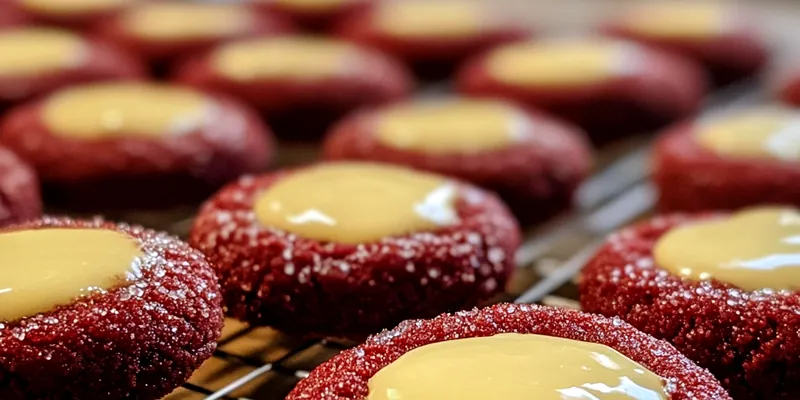 Creamy Red Velvet Cookies