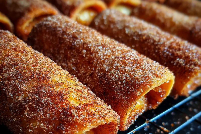 Fresh ingredients for Crispy Apple Cinnamon Rolls