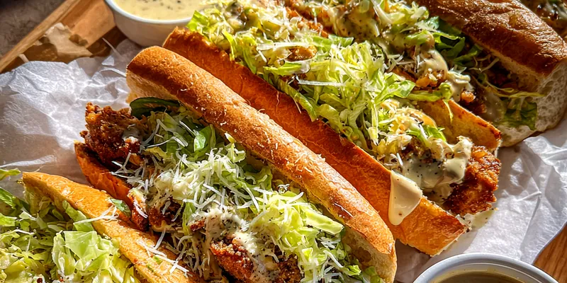 Crispy Chicken Caesar Sandwich