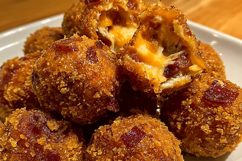 Fresh ingredients for Crispy Chicken Cheese Bites