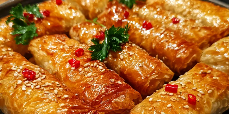 Crispy Feta Cheese Rolls