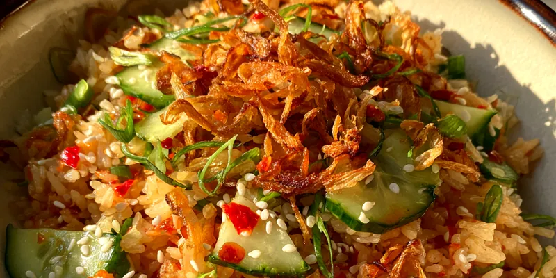 Flavorful Gochujang Rice Salad