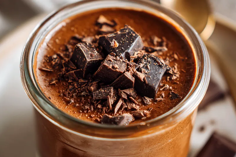 Cooking process for Decadent Chocolate Protein Pudding