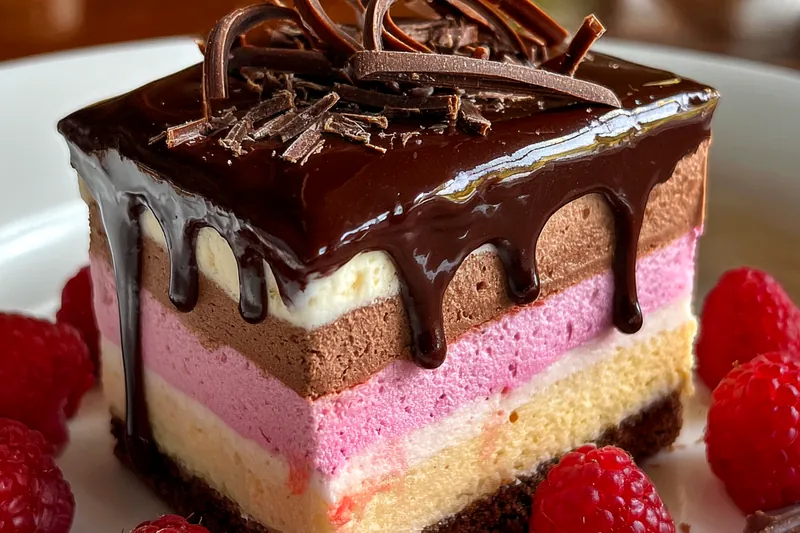 Cooking process for Decadent Raspberry Chocolate Delight