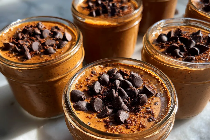 Fresh ingredients for Delicious Coffee Chia Delight