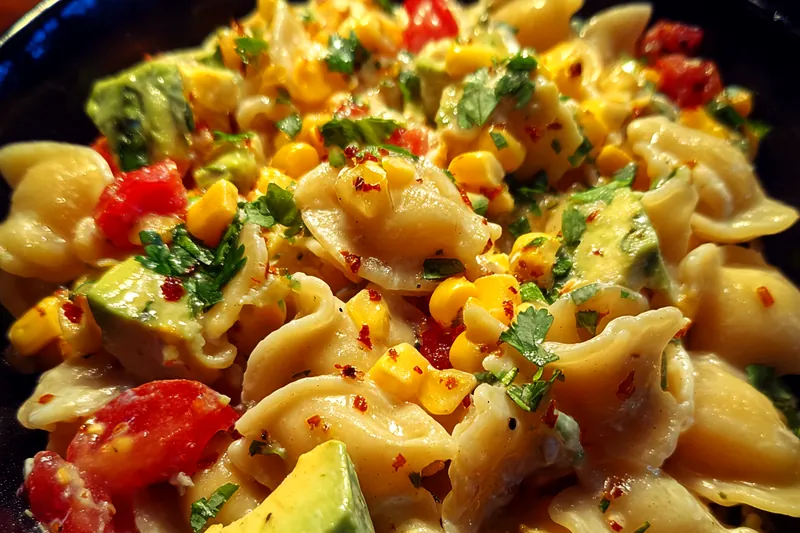 Cooking process for Delicious Corn Pasta Salad