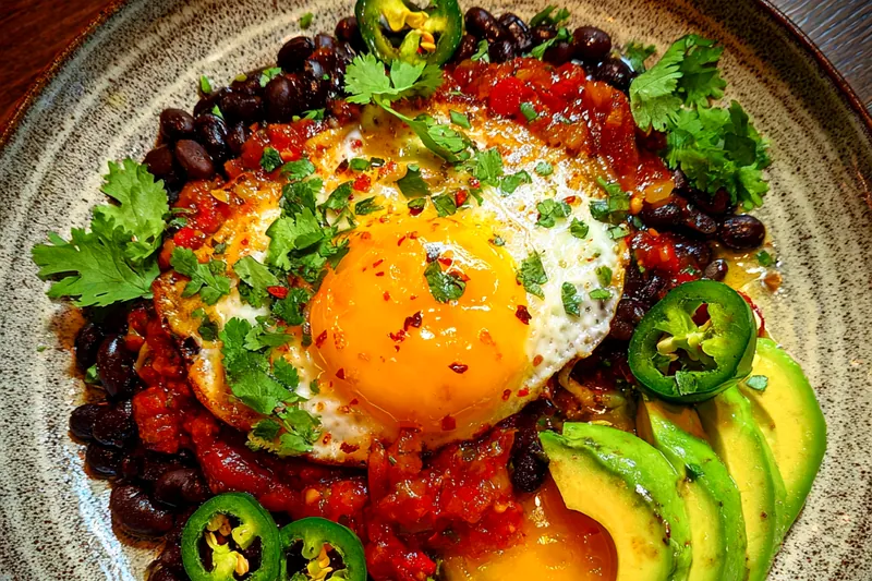 Cooking process for Delicious Egg and Bean