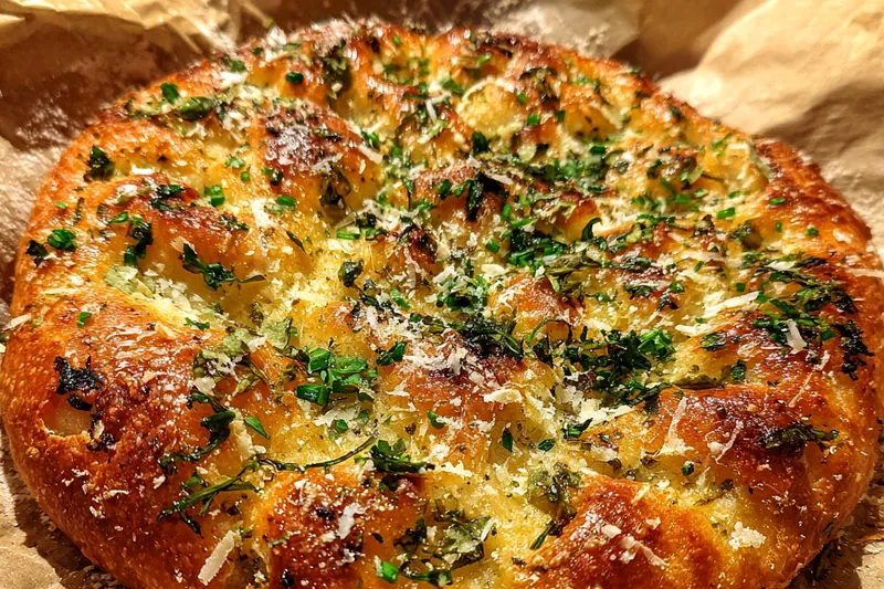 Cooking process for Delicious Garlic Parmesan Bread
