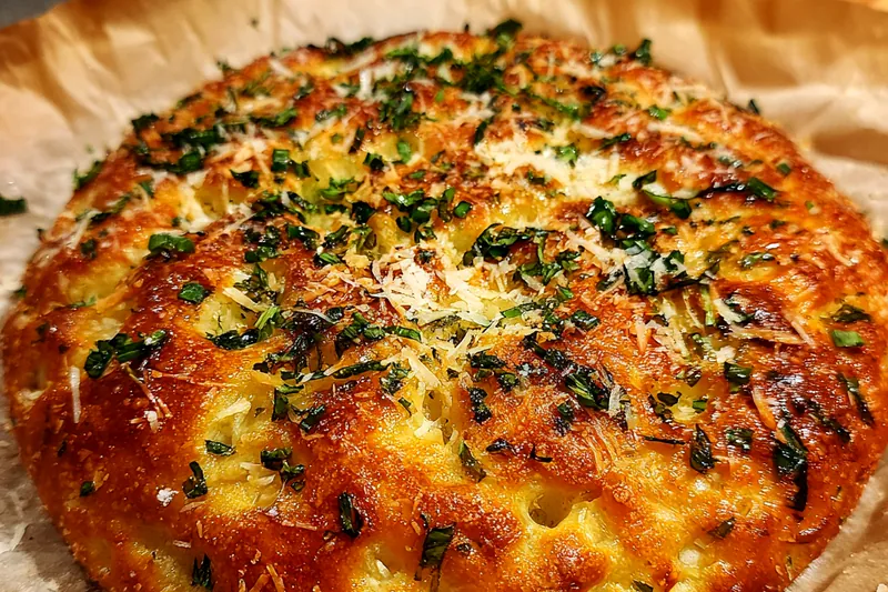 Fresh ingredients for Delicious Garlic Parmesan Bread