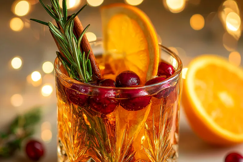 Cooking process for Festive Cranberry Cocktail