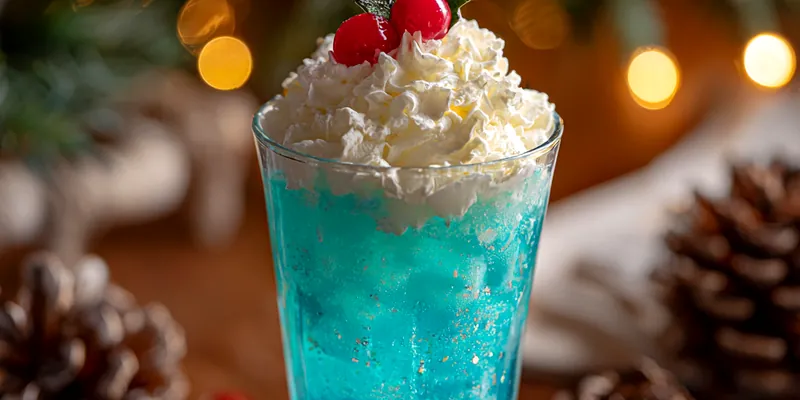 Festive Holiday Blue Punch