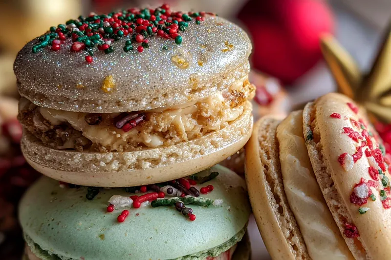 Fresh ingredients for Festive Macaron Treats Delight