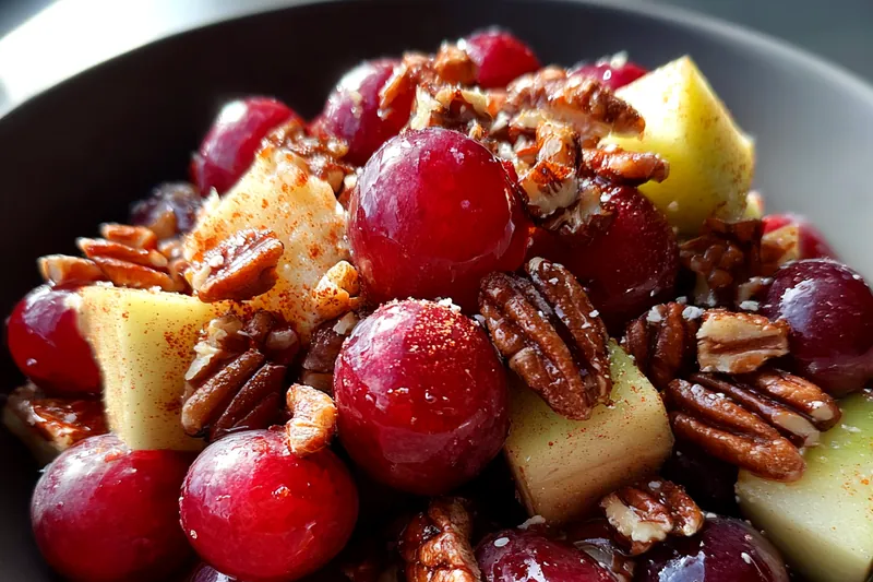Cooking process for Fresh Fruit Nut Salad