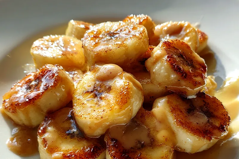 Fresh ingredients for Sweet Fried Banana Delight