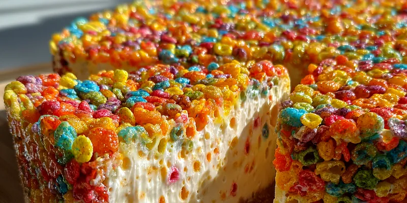 Fruity Pebbles Cheesecake