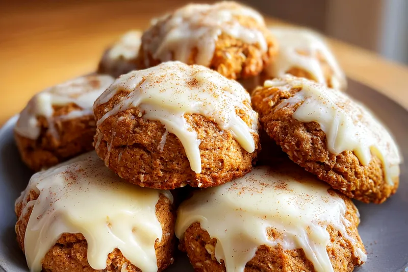 Step-by-step images of the cooking process for Gingerbread Latte Cookies Delight, showing mixing, shaping, and baking stages.
