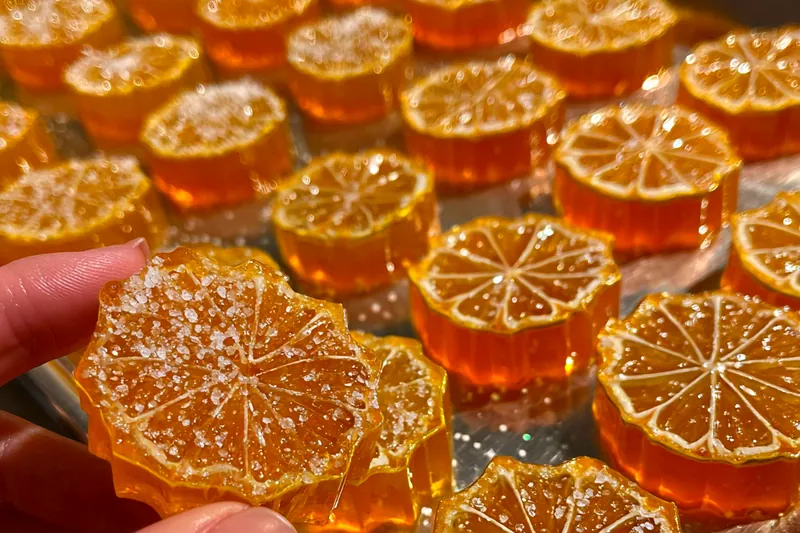 Fresh ingredients for Homemade Citrus Candy