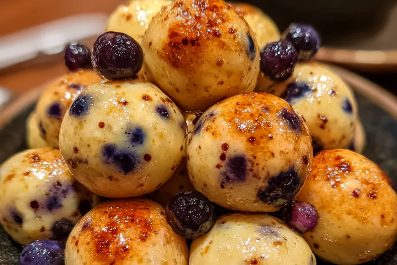 Cooking process for Lemon Blueberry Protein Bites