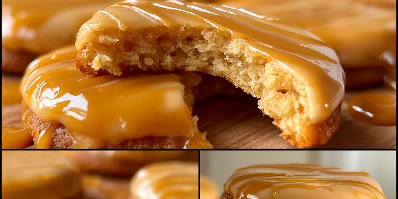 Maple Glazed Butter Cookies