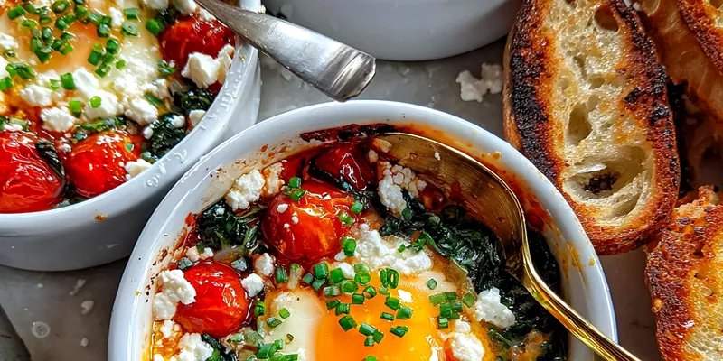 Mediterranean Baked Egg Delight