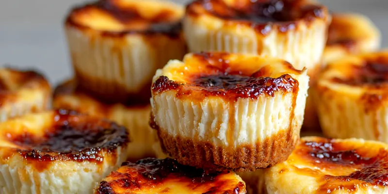 Mini Crème Brûlée Cheesecakes