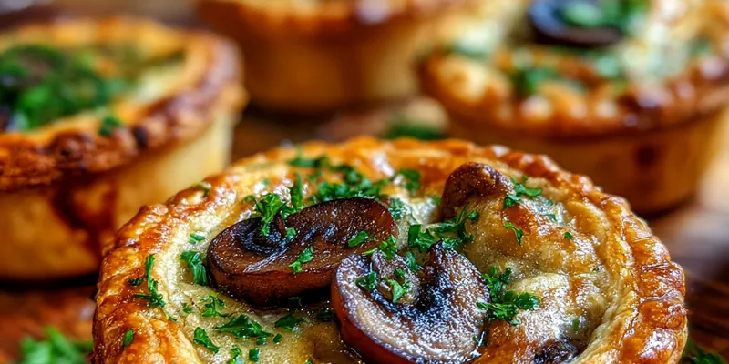 Savory Mini Mushroom Pot Pies