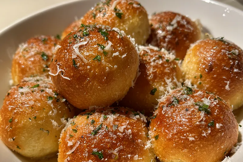Cooking process for Parmesan Herb Bread Bites