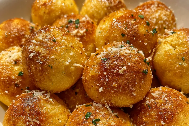 Fresh ingredients for Parmesan Herb Bread Bites
