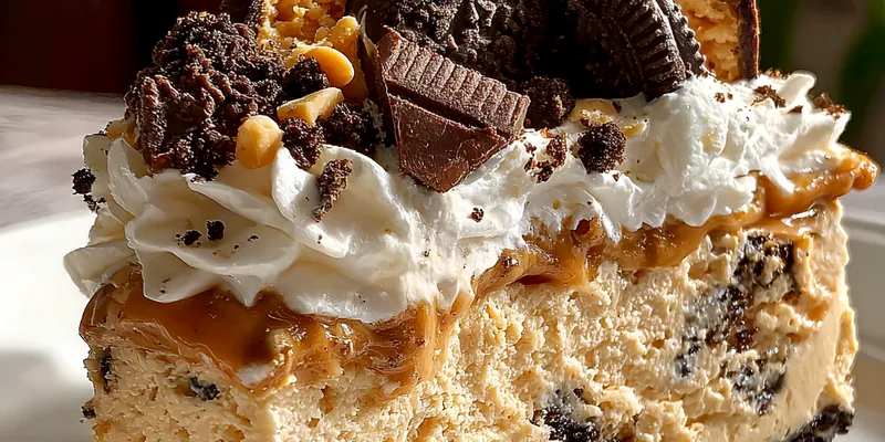 Peanut Butter Oreo Cheesecake