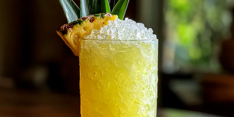 Refreshing Pineapple Coconut Drink
