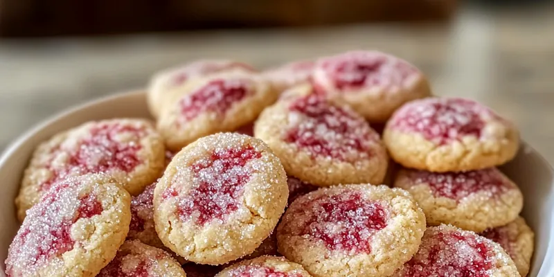 Delicious Raspberry Sugar Cookies