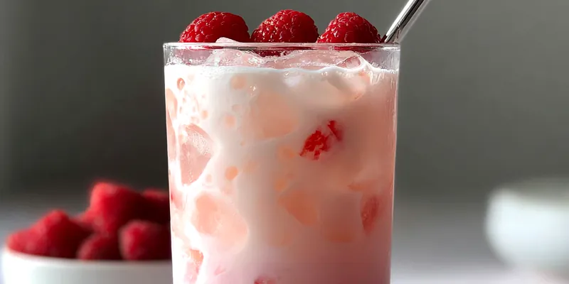 Refreshing Raspberry Iced Latte