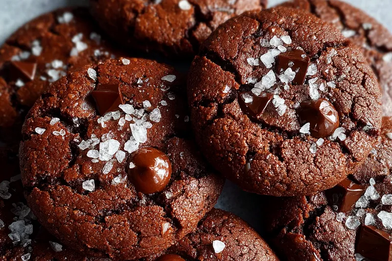 Fresh ingredients for Salted Chocolate Chip Cookies