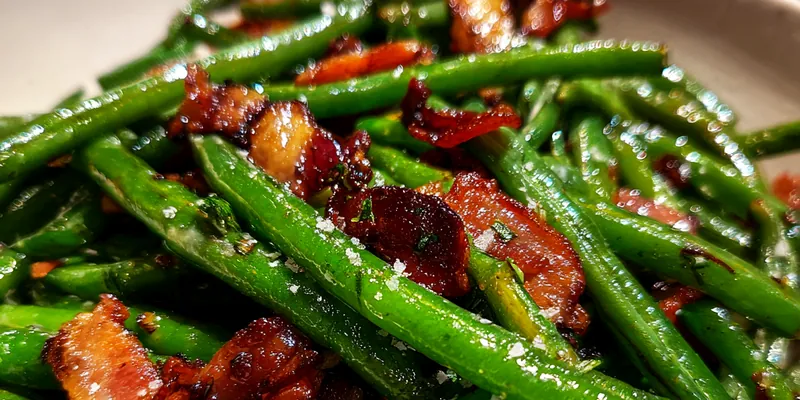 Savory Bacon Green Beans