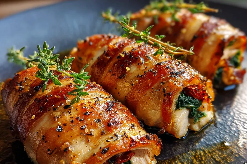 Cooking process for Savory Chicken Rolls Delight