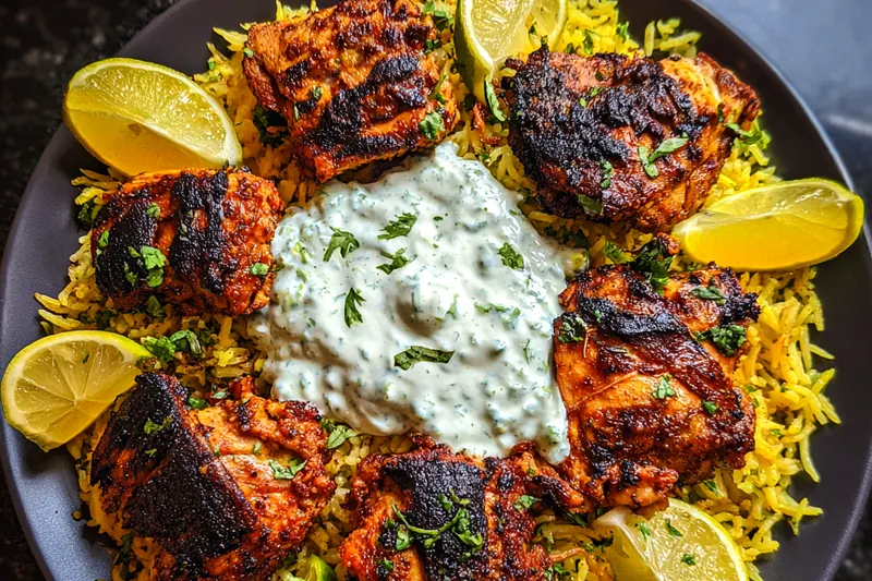 Fresh ingredients for Savory Chicken Tzatziki Delight