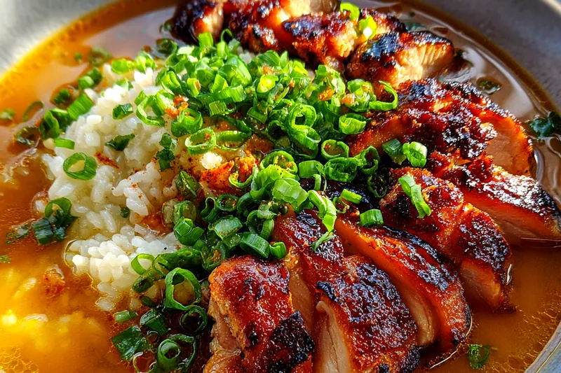 Cooking process for Savory Garlic Soy Chicken